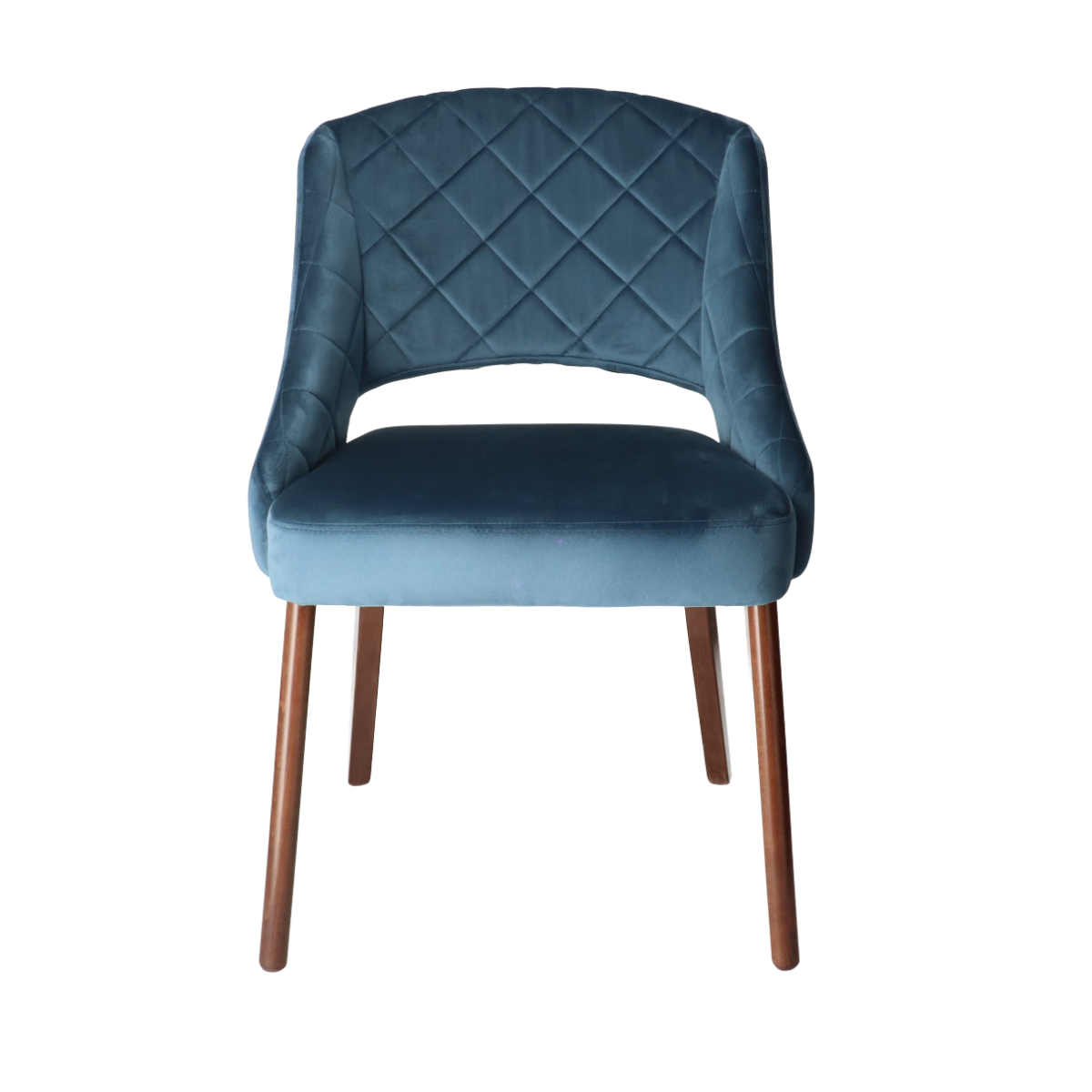 DN AMANDA  Blue classic Upholstered indoor bar stool